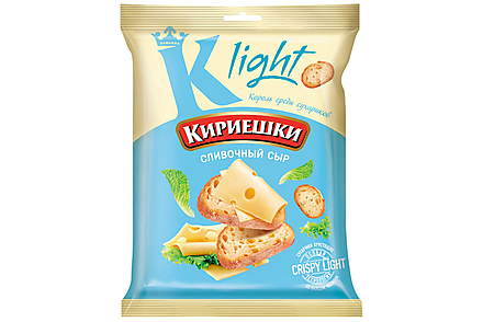 «Кириешки Light», сухарики со вкусом сливочного сыра, 33 г