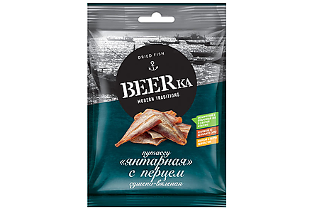 «Beerka», путассу с перцем сушёно-вяленая, 25 г
