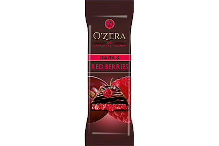 Шоколад горький «O'Zera» Dark & Red berries, 40 г