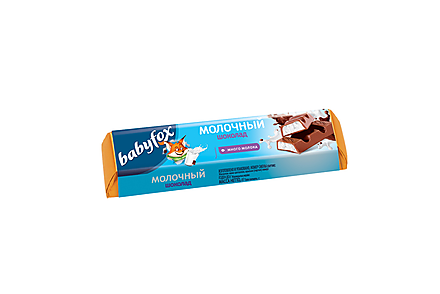 Шоколад «Babyfox» детский молочный, 45 г