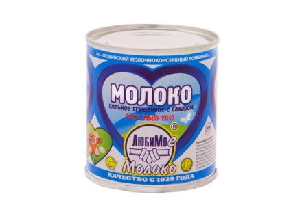 Молоко цельное сгущенное 8.5% с сахаром, 380 г