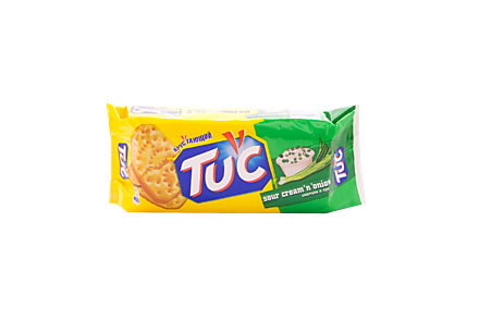 Крекер «Tuc» со вкусом сметаны и лука, 100 г