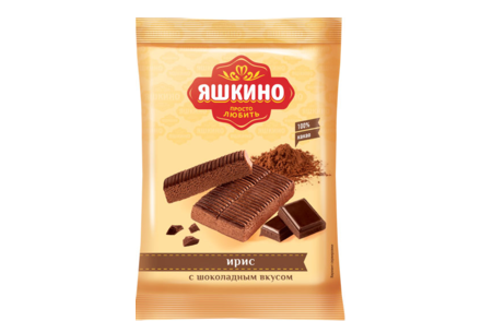 Ирис «Яшкино» с шоколадным вкусом, 140 г