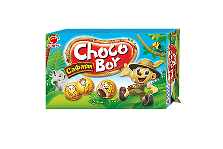 Печенье «Orion» Choco Boy Сафари, 42 г