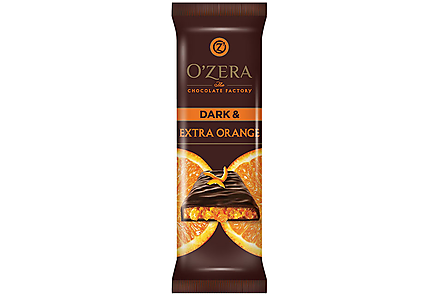 Шоколадный батончик «OZera» Dark & Extra Orange, 40 г