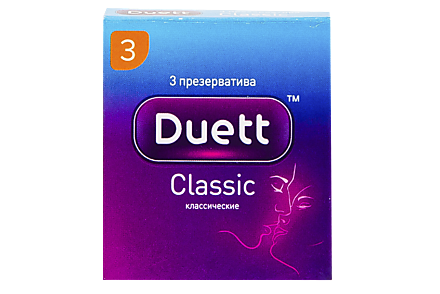 Презервативы «Duett» классические, 3шт
