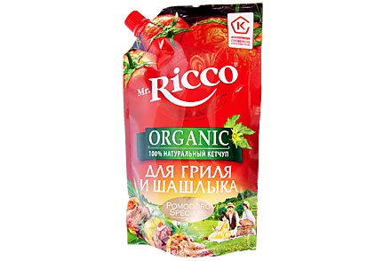 Кетчуп «Mr. Ricco» Для гриля и шашлыка Органик, 350 г