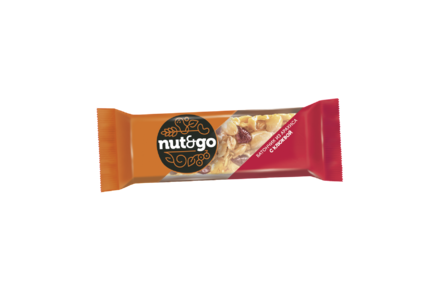 Батончик «Nut N Go» из арахиса и клюквы, 42 г