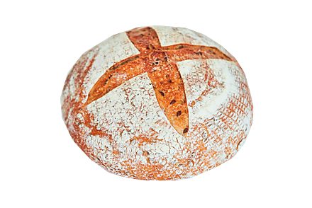 Хлеб бездрожжевой подовый со льном, 350 г