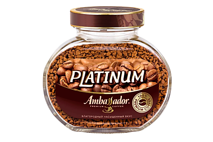 Кофе «Ambassador» Platinum, растворимый, 95 г