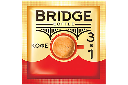«Bridge Coffee», напиток кофейный 3 в 1, 20 г