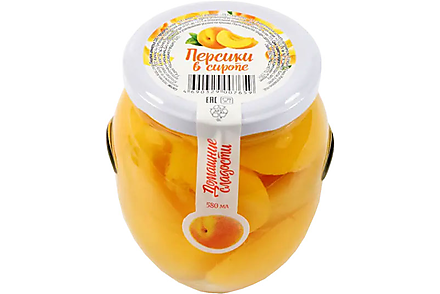 «Домашние сладости», персики консервированные, 530 г