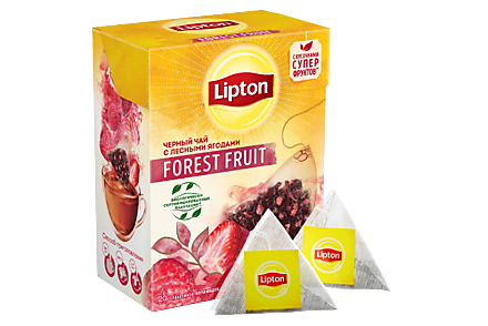 Чай черный «Lipton» Лесные ягоды, 20 пирамидок