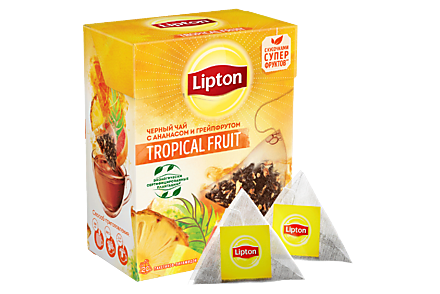 Чай «Lipton» Тропические фрукты, 20 пирамидок