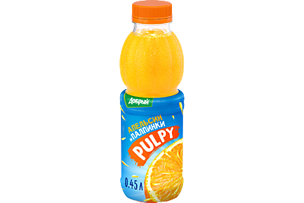 Напиток сокосодержащий «Pulpy» Апельсин, 450 мл