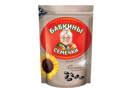 «Бабкины семечки», семечки жареные, солёные, 250 г