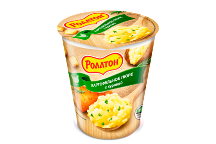 Пюре картофельное «Роллтон» с курицей, 55 г