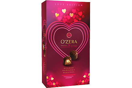 «OZera», конфеты Love пралине с цельным фундуком, 230 г