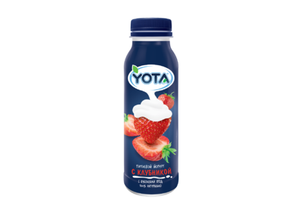 Йогурт питьевой «Yota» с клубникой, 300 г