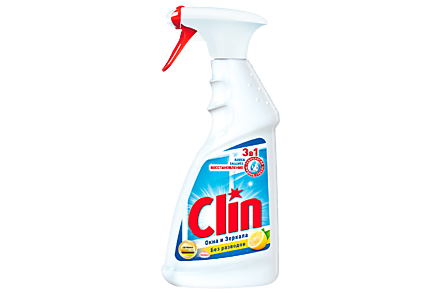 Средство для мытья окон и стекол «Clin» Лимон, 500 мл