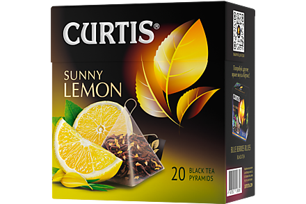 Чай черный «Curtis» Sunny Lemon, 20 пирамидок