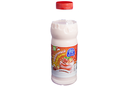Коктейль молочный 2.5% «Томское молоко» Клубничный, 500 г