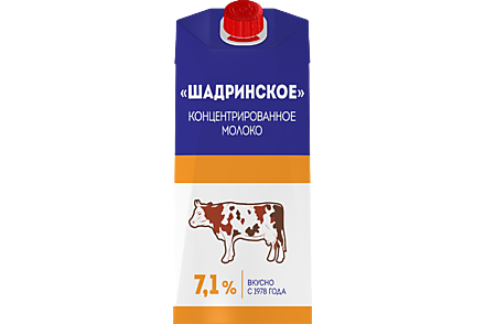 Молоко концентрированное 7.1% «Шадринское» стерилизованное, 300 г