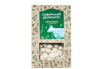 Пельмени «Сибирский деликатес» с говядиной, 500 г