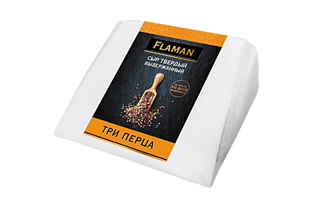 Сыр 40% «Flaman» три перца, 200 г