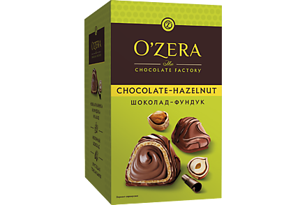 Конфеты вафельные «O'Зera» с шоколадно-ореховой начинкой, 150 г