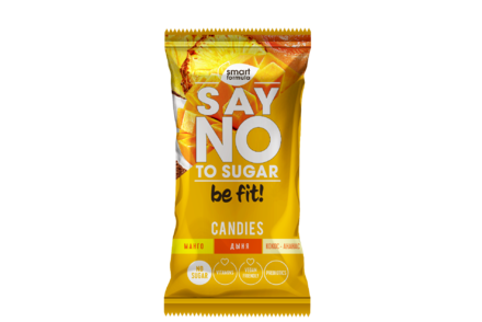 Карамель «Smart Formula» Say no to sugar, манго, дыня, кокос-ананас, 60 г
