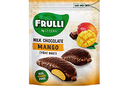 «OЗera», конфеты Frulli суфле манго в шоколаде, 125 г