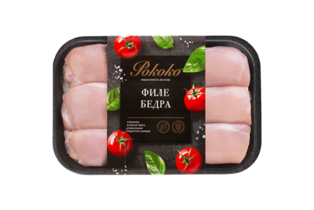 Филе бедра цыпленка-бройлера, 800 г