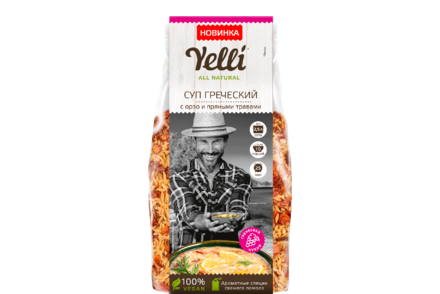 Суп «Yelli» с орзо и пряными травами, 200 г