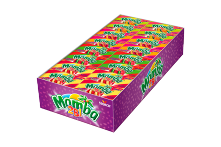 Жевательные конфеты «Mamba» 2 в 1, 26 г