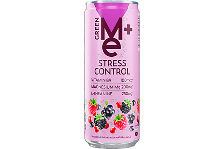 Напиток газированный «Green Me+» Stress control, 330 мл