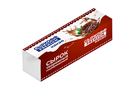 Сырок творожный глазированный 23% «Сыркофф Premium» Какао, 40 г