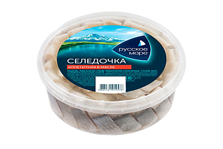 Сельдь «Русское море» Аппетитная в масле, 400 г