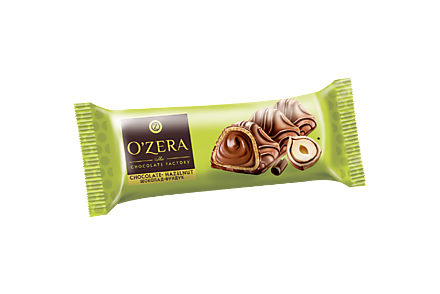 Вафельный батончик «O'Зera» шоколад-фундук, 23 г