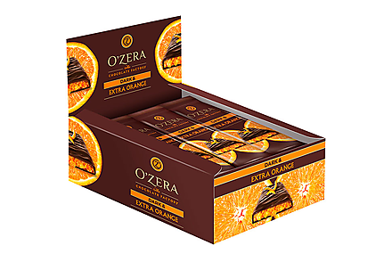 «OЗera», шоколад горький Dark & Extra Orange, 40 г