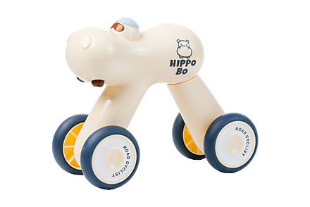 Машинка-бегемотик «Hippo BO» цвет: абрикосовый