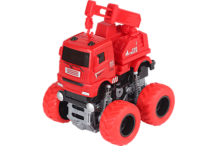 Пожарная техника «Wild Power» со спецэффектом поворота на 360 градусов, цвет: красный Арт. D400-19A-XF