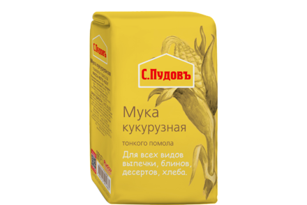 Мука кукурузная «С.Пудовъ», 450 г