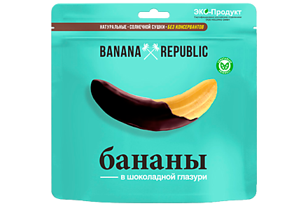 Бананы «Banana Republic» в шоколадной глазури, 180 г