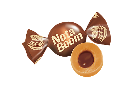 Жевательные конфеты «Nota Boom» с шоколадным кремом