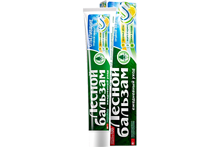Зубная паста «Лесной бальзам» Отбеливание Тройной эффект, 130 г