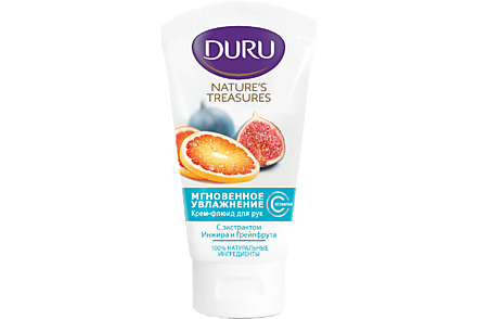 Крем-флюид для рук «DURU NATURES TREASURES» Инжир и грейпфрут, 75 мл