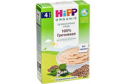 Каша «Hipp Organic» 100% гречневая, 200 г