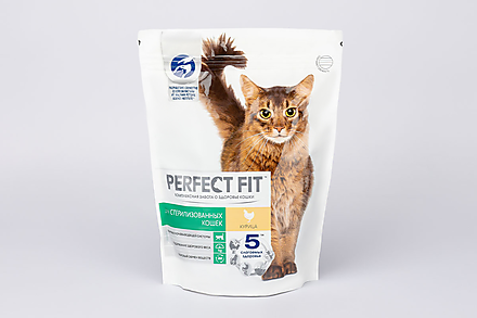 Сухой полнорационный корм «Perfect Fit» для стерилизованных котов и кошек, с курицей, 650 г