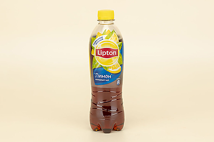 Черный чай «Lipton» со вкусом лимона, 500 мл